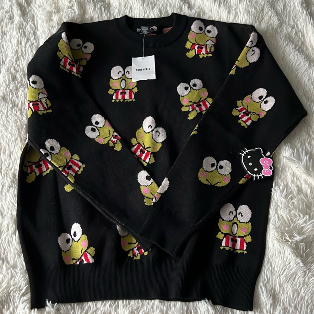 Forever 21 Sanrio keroppi sweater S